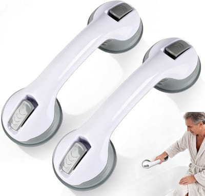 Wandbeugel met zuignap voor badkamer en douche - Maximale veiligheid en grip voor senioren