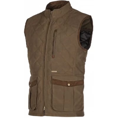 Elegante gewatteerde mouwloze wollenjas Baleno Thames