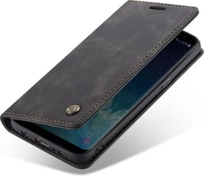 CaseMe - Telefoonhoes - boekmodel hoesje Geschikt voor: Oppo Reno 5Z - CaseMe Bookcase - Portemonnee hoesje - Zwart