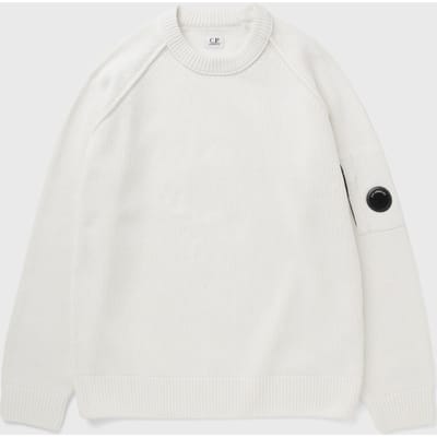 CHENILLE COTTON CREWNECK LENS SWEATER