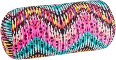 Kuschelmaxx Rolkussen - Sierkussen Rond Cilinder 17 x 33 cm - Disco-design - Stevig en zacht - Mooie print - Gevuld met microgranulaat - Vormvast & Wasbaar - Ideaal voor op de bank, bed, auto of op reis - Inclusief Wasnet