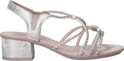 Rieker Sandalettes - Dames - Zilver - Maat:38