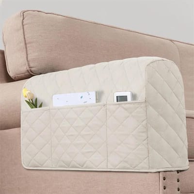 2 stuks/set Sofa Armleuninghoezen All-inclusive Stofdichte Sofa Armbeschermer met Opbergtas Stoelhoes voor Woonkamer el