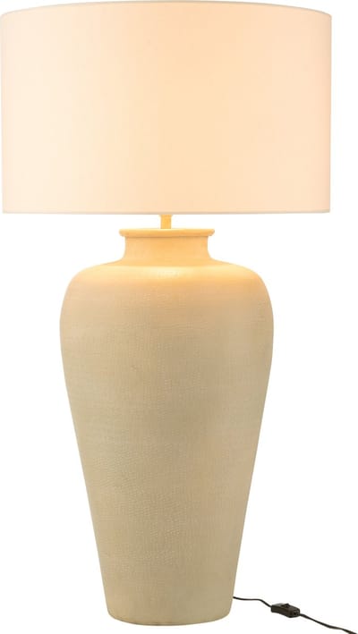 J-Line lamp Cilinder - aluminium - ecru