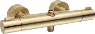 Ben Lavion Reno douche thermostaatkraan t.b.v. Ben Lavion regendoucheset geborsteld messing pvd-coating