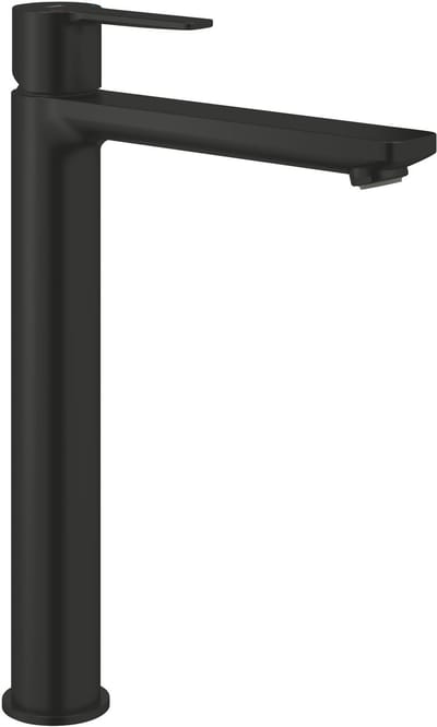 GROHE Lineare New XL-Size Opzetwastafelmengkraan – Voor Waskommen – EcoJoy – FastFixation Plus – Matte Black
