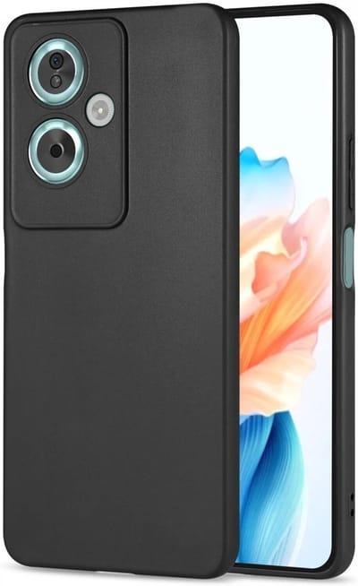 Transparant Dun TPU Hoesje Geschikt voor Oppo A79 | Back Cover | Lichtgewicht | Ultra Dun | Flexibel | Zacht | Zwart