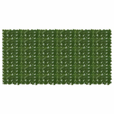 vidaXL - Balkonscherm - met - bladeren - 300 - x - 150 - cm - Polyethyleen - en - Stof