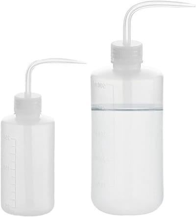 Knijpfles Planten - Waterfles Gieten - Planten Water Geven - Gebogen Mondstuk - 2 Stuks 500ml - Transparant