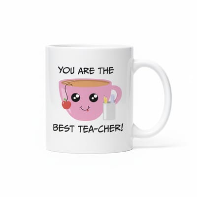 “You Are the Best Tea-cher!” Mok – Leuke Bedankmok voor Leraren 330 ml