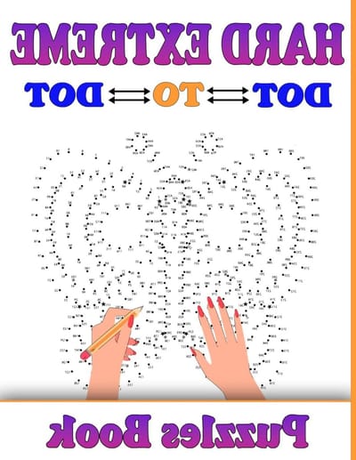 Dot To Dot Puzzelboek - Connect De Puntjes - Ontspanning Voor Volwassenen - 50 Extreme Puzzels