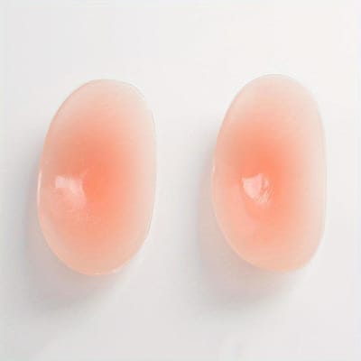 1 paar natuurlijk zachte siliconen antislip schoudervullingen onzichtbare schouderversterkende push-up kussens herbruikbaar zelfklevend unisex Complexion