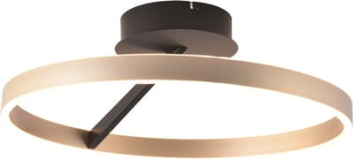Freelight - Plafondlamp Pilota Ø 55 cm zwart goud