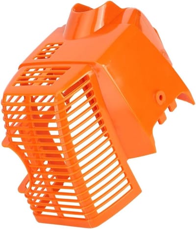 Motorkap Vervanging - Bosmaaier Onderdeel - Tuinonderhoud - Lichtgewicht Ontwerp - 21 x 12 x 16 cm - Oranje