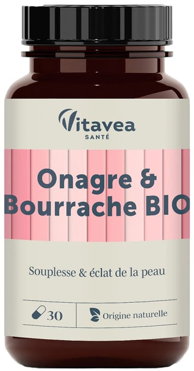 Vitavea Teunisbloem en Borage Biologisch 30 Capsules