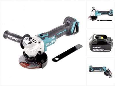 Makita DGA 506 F1 accu haakse slijper 18V 125mm borstelloos + 1x oplaadbare accu 3.0Ah - zonder lader