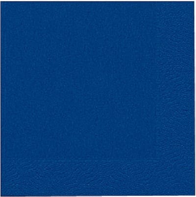 Duni servetten Dark Blue 3-laags 33x33