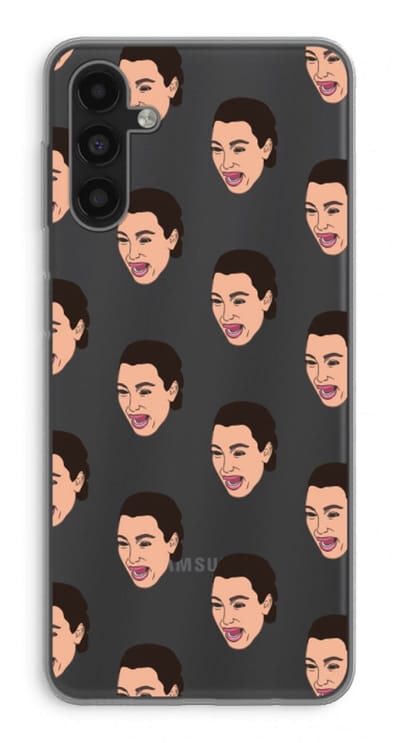 Case Company® - Hoesje geschikt voor Samsung Galaxy A04s hoesje - Ugly Cry Call - Soft Cover Telefoonhoesje - Bescherming aan alle Kanten en Schermrand