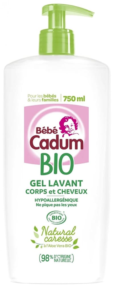 Cadum Natuurlijke Caresse Biologische Wasgel 750 ml