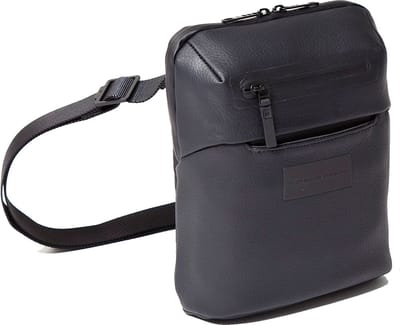 Porsche Design Medium Crossbodytas / Schoudertas Heren - Leer - Urban Eco Leather - Logo Print - Zwart