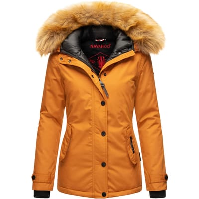 Navahoo Dames Winterjas Laura – Warm, Stijlvol & Met Afneembare Bontkraag