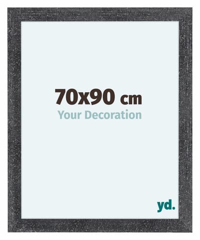 Your Decoration - Fotolijst 70x90 cm - MDF - Grijs Geveegd - Como