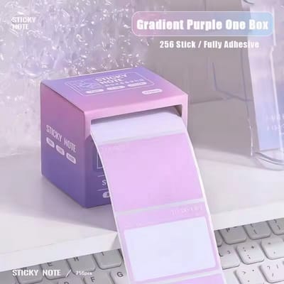 256 tabs/stickers Uittrekbare Plaknotities – Volledig Zelfklevend – Scheurbare Sticky Notes – 8 formaten – Leuk Kerstcadeau, Sinterklaascadeau of Schoencadeau – Cadeau onder €20 – Perfect voor Bullet Journal en Boek Annotatie