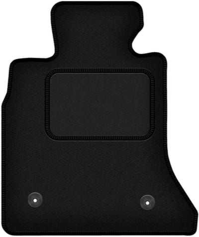 Bestuurdersmat zwart voor: BMW 5 F10 sedan (klittenband) (2010-2013)
