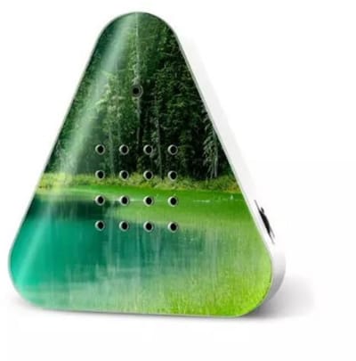 Relaxound Lakesidebox Bosmeer – Natuurgeluiden met Bewegingssensor – Watergeluid & Vogelgeluiden – Oplaadbaar USB – Geluidsbox voor Toilet, Badkamer en Kantoor