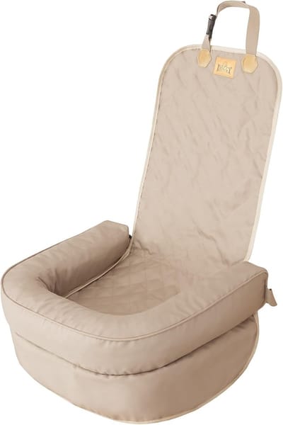 Honden Autostoel - Reismand Hond - Veilig Reizen - Verstelbare Straps - 55 x 42 cm - Beige