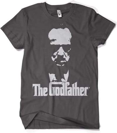 The Godfather Heren Tshirt -S- Shadow Grijs
