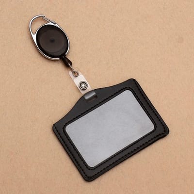 Go Go Gadget - Badgehouder - Trekkoord sleutelhanger - Kaarthouder - Verpleegster trekkoord - Zwart
