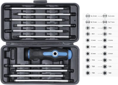 Schroevendraaierset 20-in-1 – 11 Delige Reparatieset voor Koffiemachines