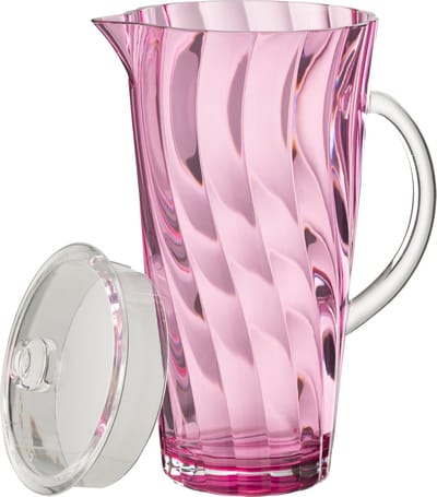 J-Line karaf Wave - kunststof - roze