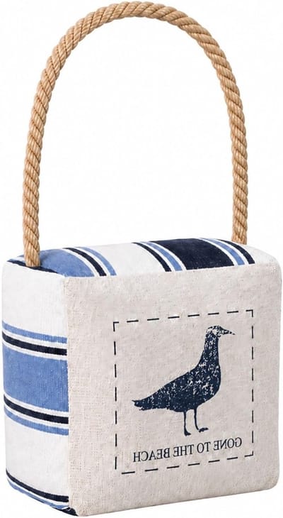 Decoratieve Deurstopper van Stof met Patroon - Veiligheid voor Kinderen, Voorkom Dichtslagen en Versier Woonkamer, Keuken en Meer, 1kg