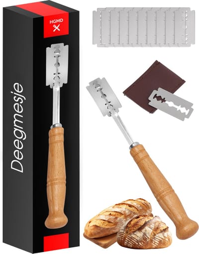HGMD Deegmesje set - 12 delig - Lame - Lame Mes - Deegmes - Broodmesje