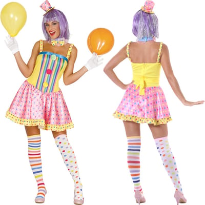 Clownspak dames - Maat M