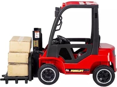 Elektrische kinderauto - Vork Heftruck Rood - 12V met afstandsbediening