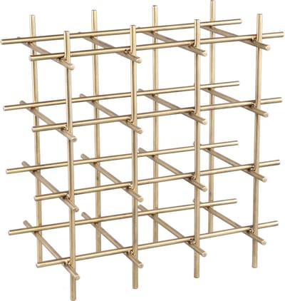 PTMD - Wijnrek Gordo - Goud - 40x24x40cm