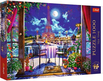 Trefl legpuzzel Parisian Moonlight 1000 stukjes - Premium Plus puzzel.