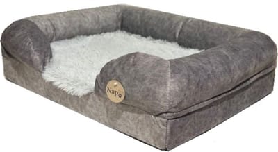 Loungbed Eco soft grijs L 100*80*21 cm