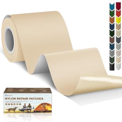 Zelfklevende Nylon Reparatiepatches 7,6 x 200 cm - Waterdichte Lijmpatch voor Stoffen en Tenten