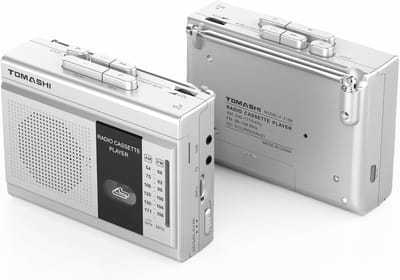 Cassette speler Recorder - Tape recorder radio - Muziek luisteren opnemen - Ingebouwde microfoon speaker