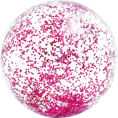 Intex Strandbal Glitter Roze 71cm