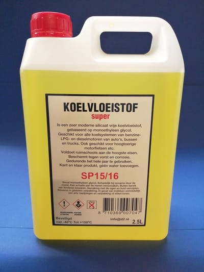 Koelvloeistof SP15/16 Longlife Renault & Nissan & Opel - 2,5L