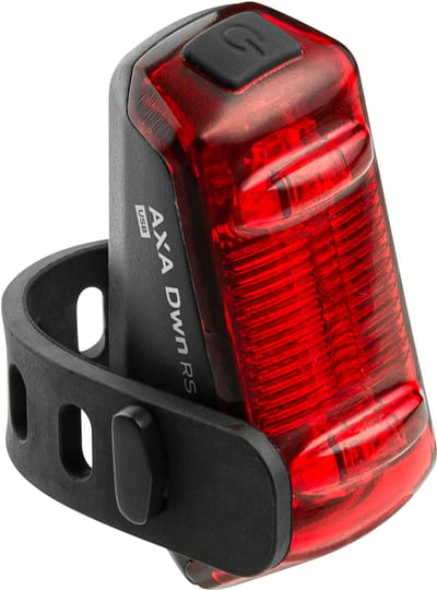 AXA Dwn Rear Brake Light Fietsverlichting – USB Oplaadbare LED Fietslampjes Achterlicht met Remlicht – Waterdicht (Spatwaterdicht) – StVZO Goedgekeurd Fietslicht