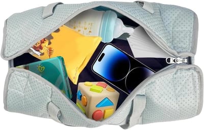 Vliegtuig Bed - Reis Mat - Comfortabel Reizen - 2-in-1 Ontwerp - 30 x 26 x 5 cm - Blauw
