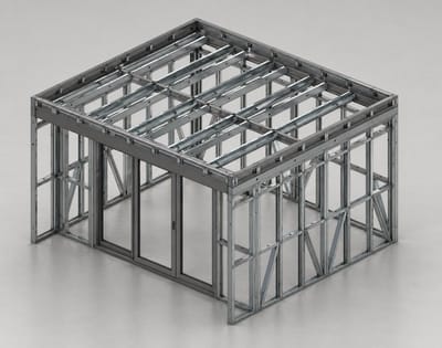 LeeFrame - Tuinkantoor Hobbyruimte Tinyhouse - 20m2 Zelfbouw Casco Tuinhuis