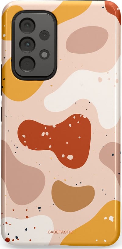 Casetastic Hoesje Geschikt voor Samsung A53 - Stijlvolle Beschermende Duo-layer Case - Terrazzoque