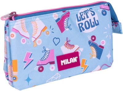 Milan Rol Etui Met 5 Vakken 2 Speciale Serie Blauw Man